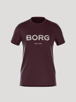 TRIČKO BJÖRN BORG | BB LOGO T-SHIRT | BURGUNDY