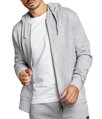 MIKINA BJÖRN BORG | ZIP HOOD CENTRE | LIGHT GREY MELANGE