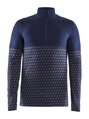 Tričko CRAFT Merino 240 Zip LS - tmavě modrá