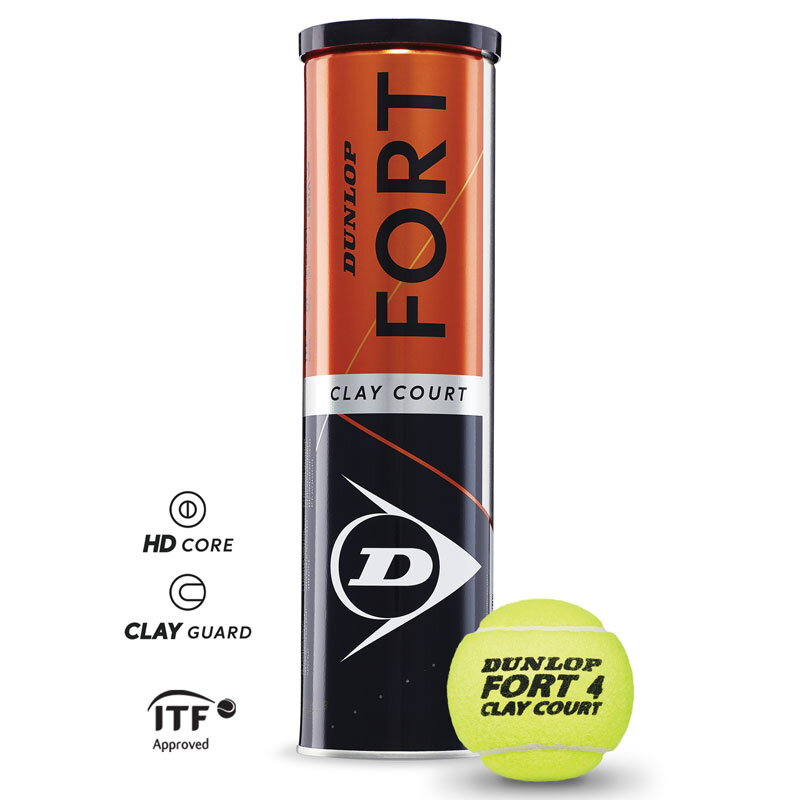 Tenisové míče DUNLOP FORT Clay Court